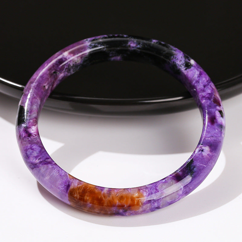 Natural purple dragon crystal bracelet