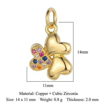 Virgin of the Cross Copper Zircon Pendant