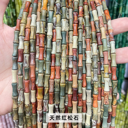 Bamboo loose beads DIY jewelry accessories