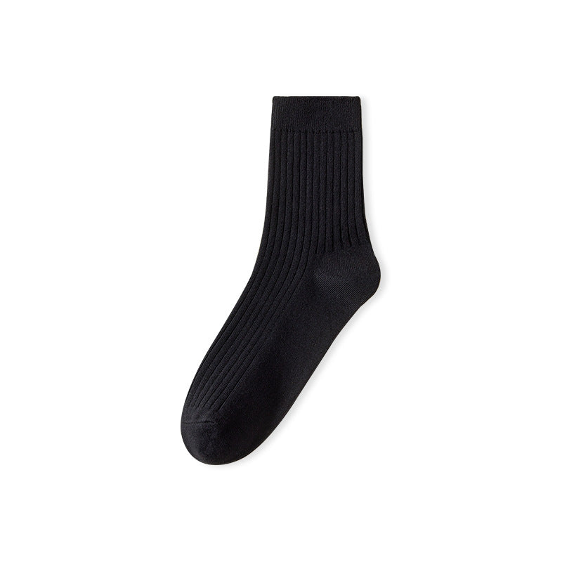 Autumn-Winter Cotton Breathable Double Needle Men's Socks