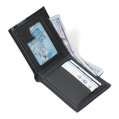 Men's horizontal multi-card wallet