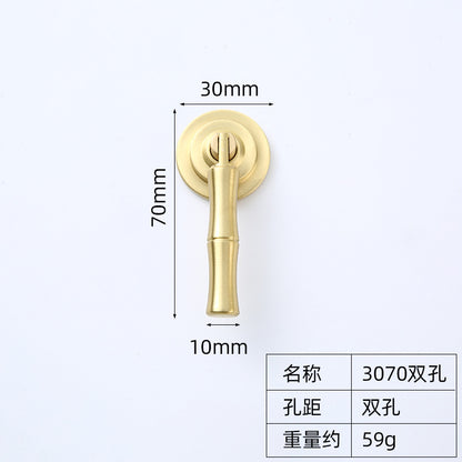 Round single hole cabinet door furniture handle