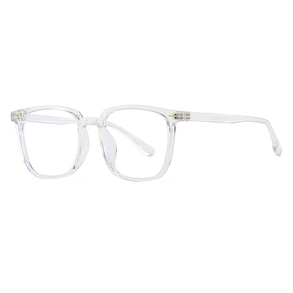 Retro Black Frame Square Prescription Glasses