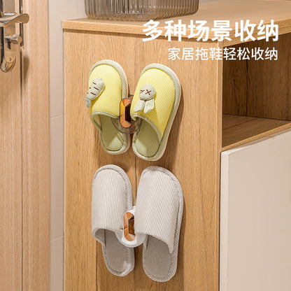 Bathroom No-Drill Shoe Rack Wall-Mount