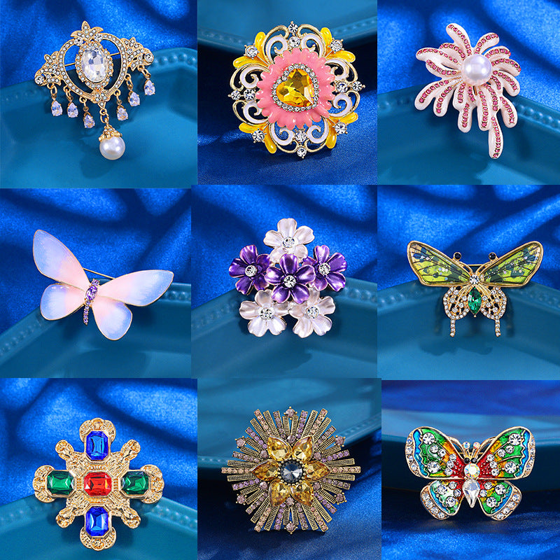 Flower Brooch Female Exquisite