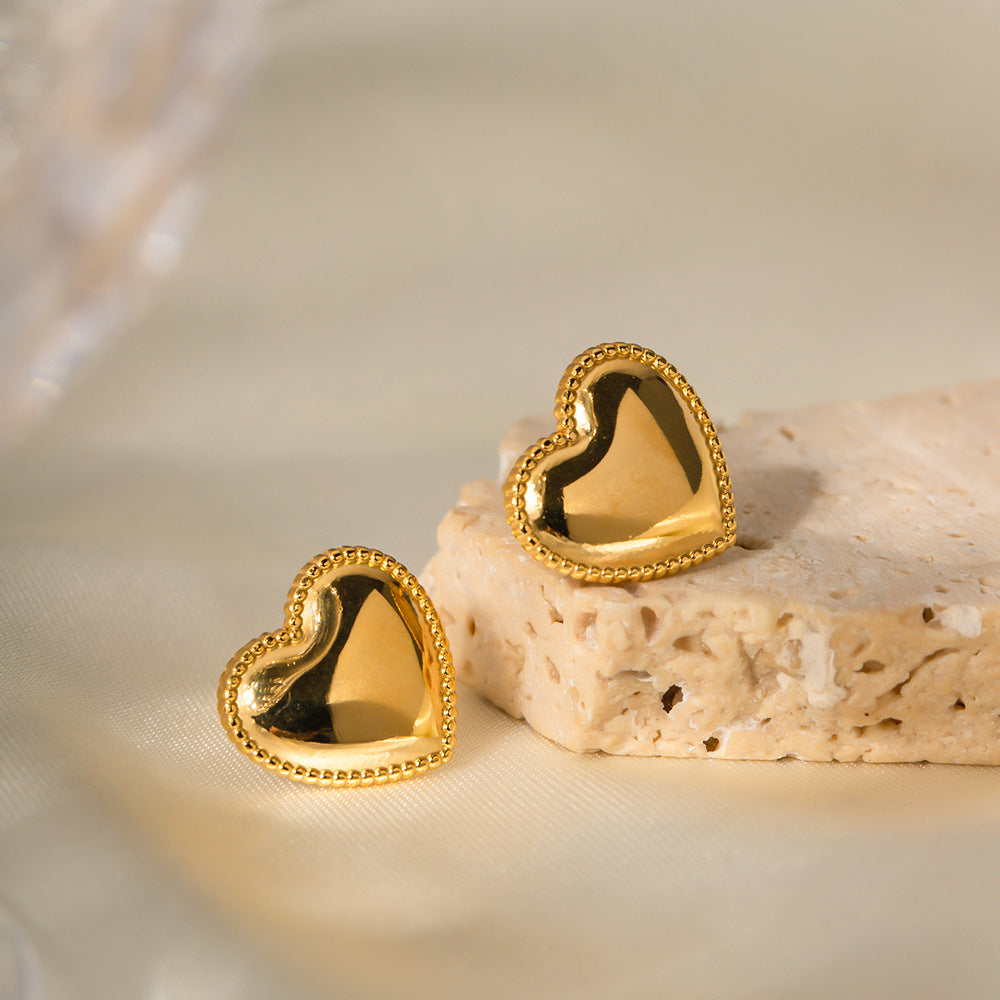 Heart-shaped earrings