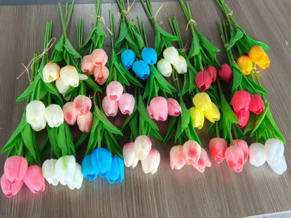 PU Tulip Artificial Flowers Wholesale