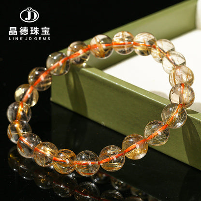 5A Natural Blonde Crystal Bracelet