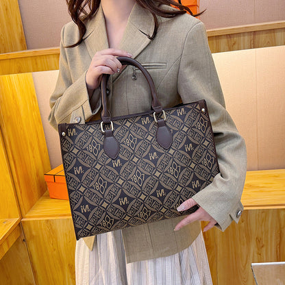 Large capacity retro casual women's bag