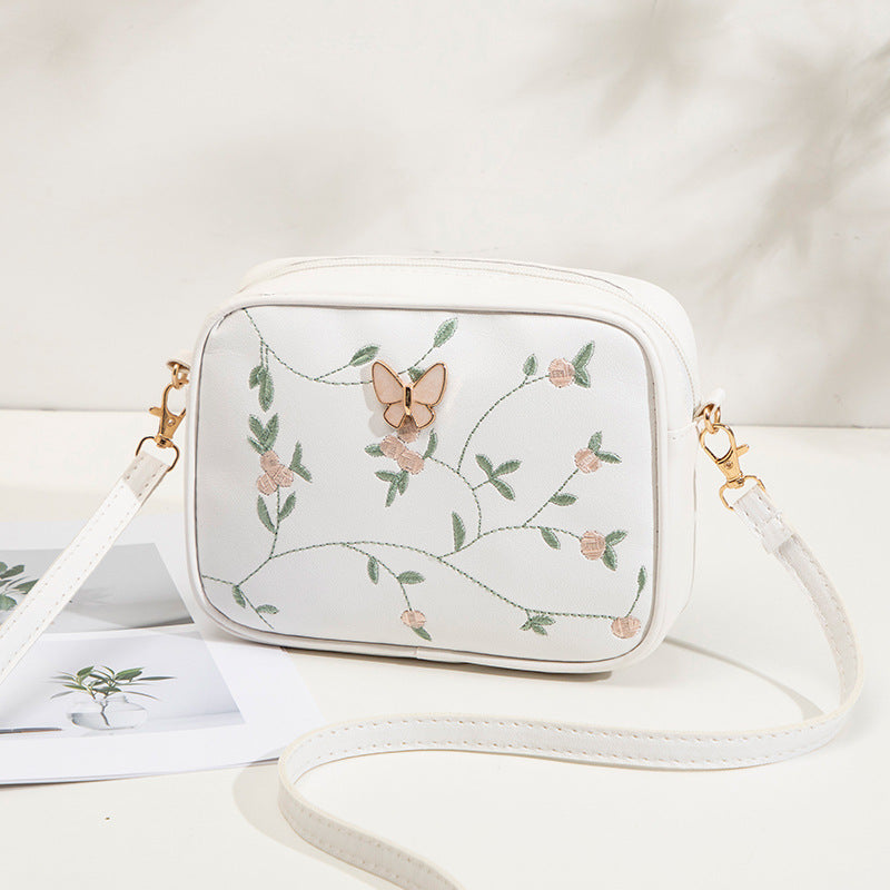 Women's bag embroidered butterfly bag