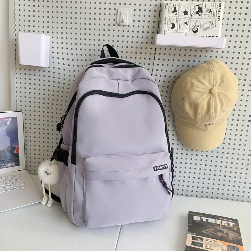 Double shoulder nylon new backpack couple