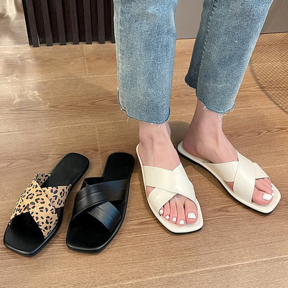 Internet celebrity flat casual slippers