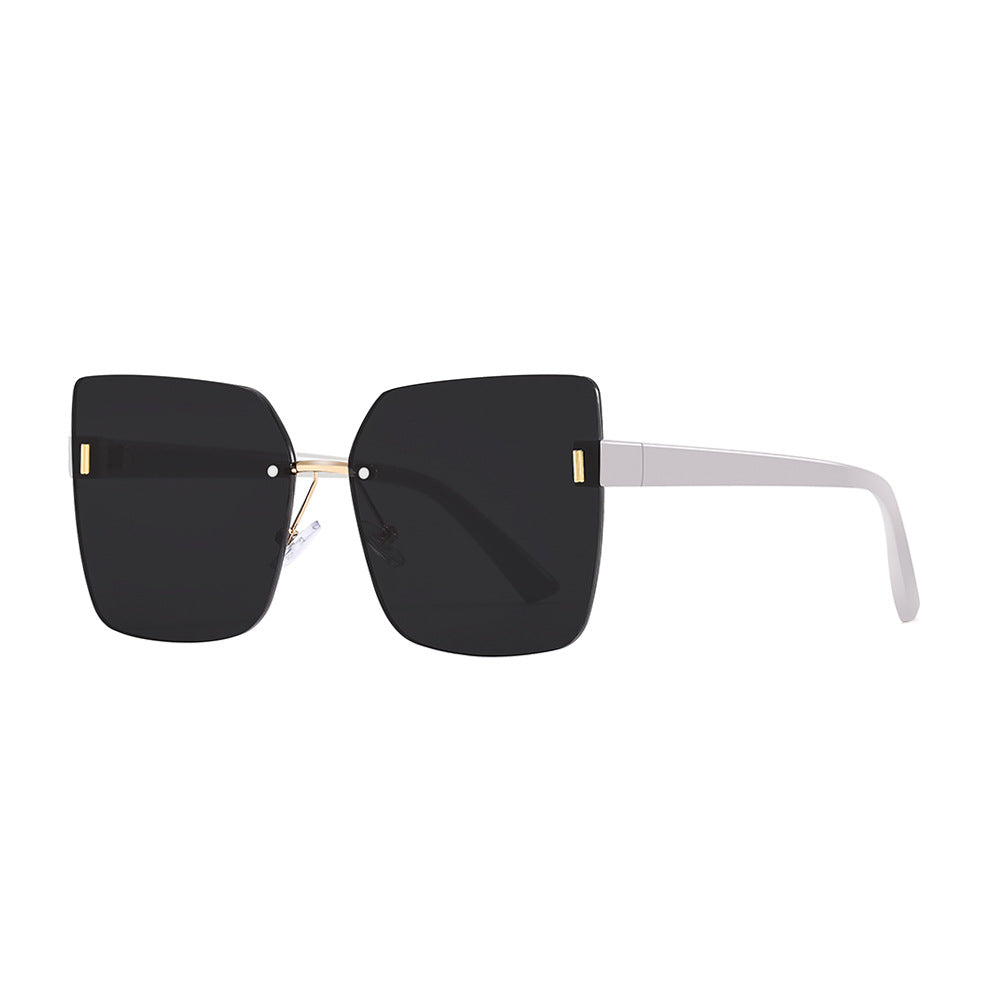 Frameless Retro Sunglasses