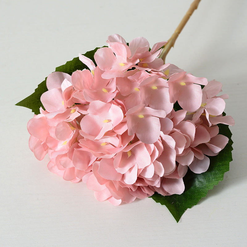 Artificial Hydrangea with Leaves Artificial Flowers Wholesale