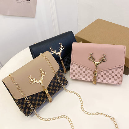 Korean version of fashion diamond chain bag