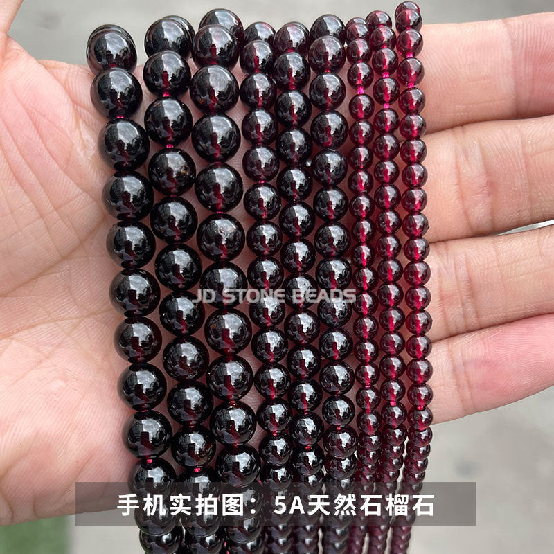 7A Natural Garnet Loose Beads