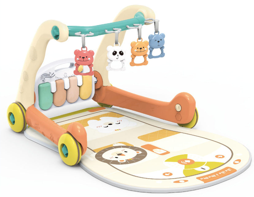 Andador multifuncional 2 en 1 Baby Foot Piano 