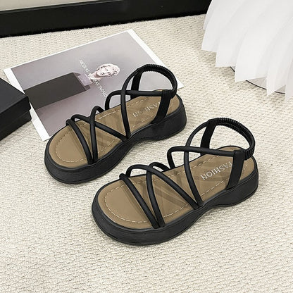 Platform-soled new sandals