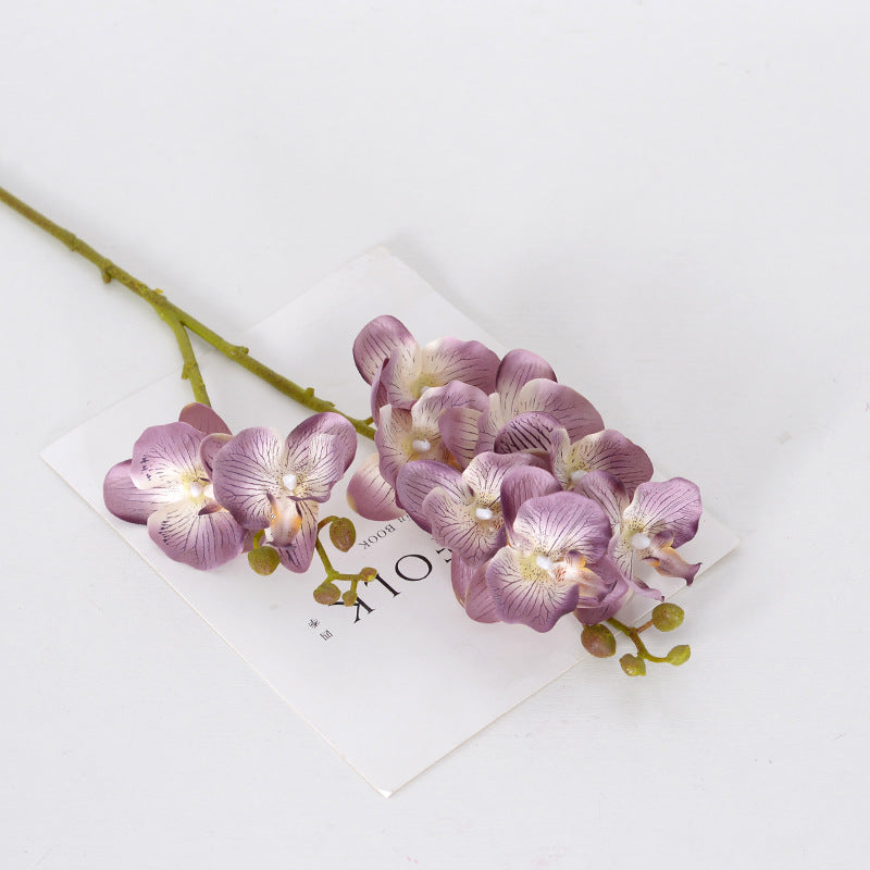 9 autumn color Phalaenopsis artificial flowers