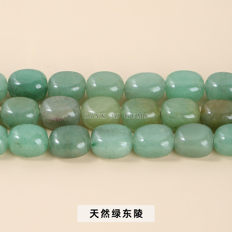 8 * 12Mm powder crystal agate rounded square loose beads