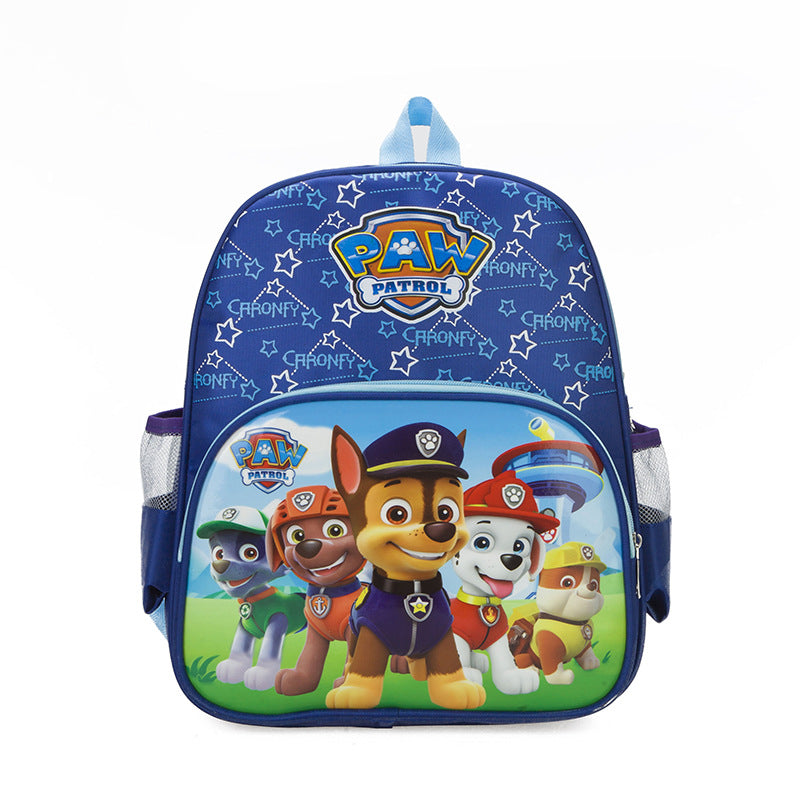 Printed backpack for elementary school students