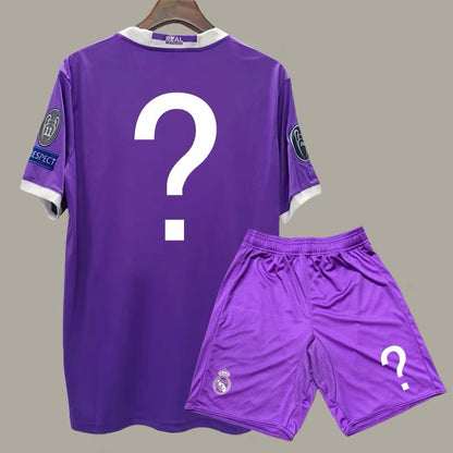 16-17 Real Purple Away Ronaldo Benzema Ramos Retro Jersey