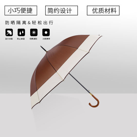 Oversized Double-Person Long Handle Umbrella 10 Ribs Business