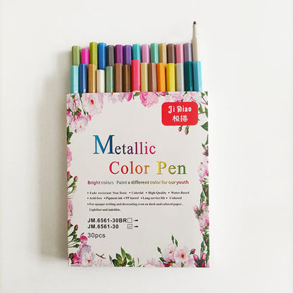 Metal Pen 30 Color Set Water-based Marker