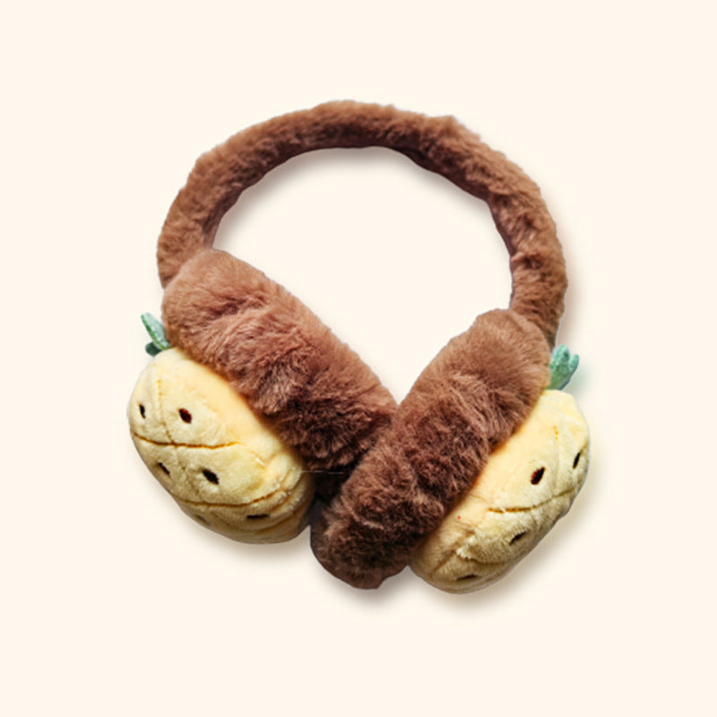 Adjustable Fruit Ear Muffs, Autumn/Winter Warm Ear Protectors