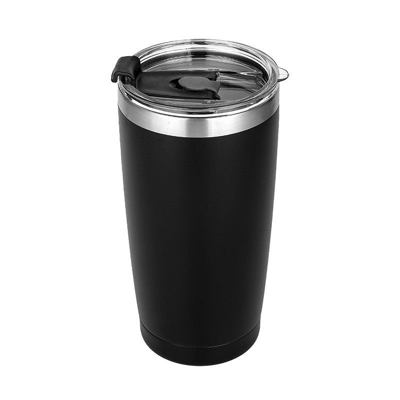 304 double-layer stainless steel thermos cup printed logo