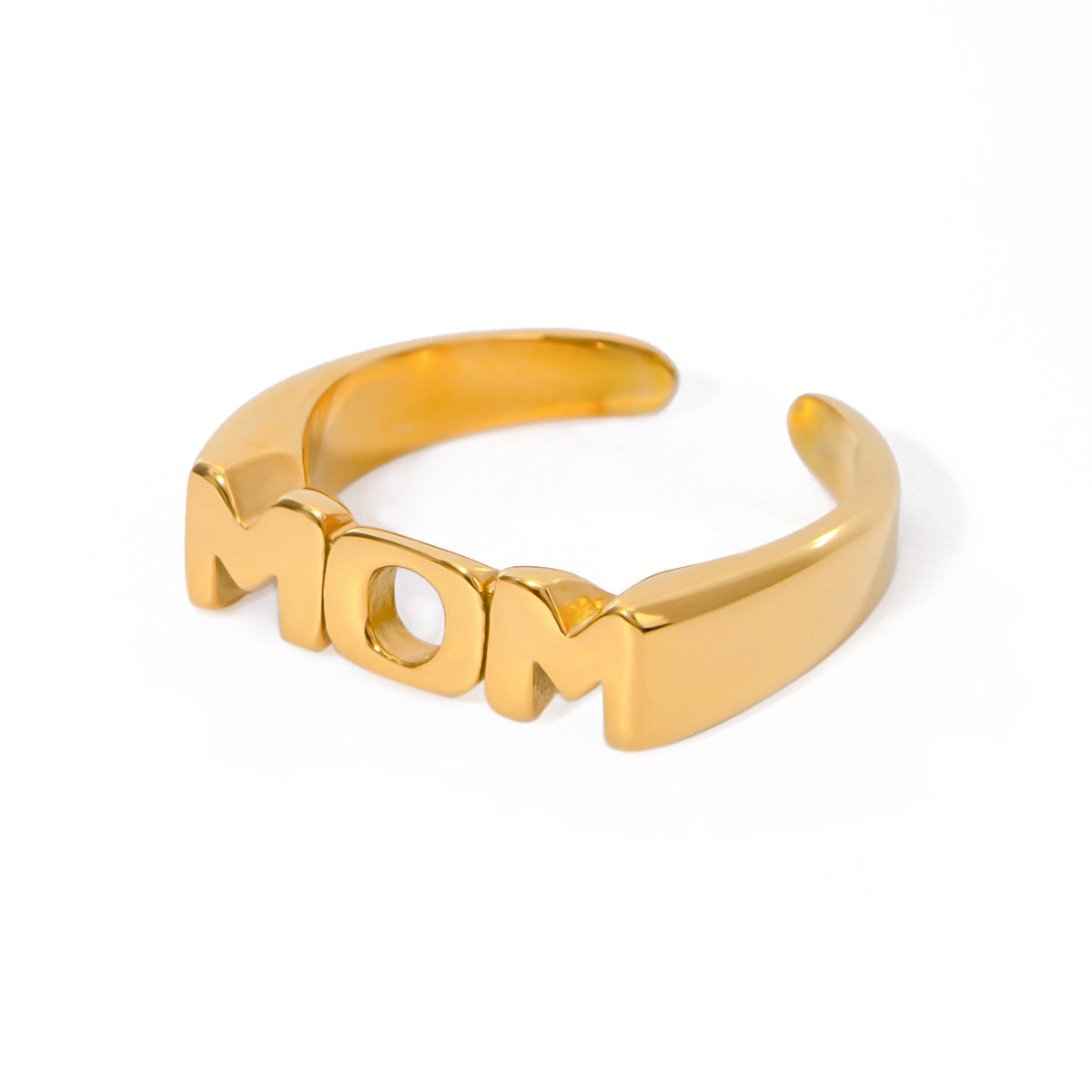 MOM letter open ring