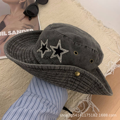 Retro Star Western Cowboy Hat