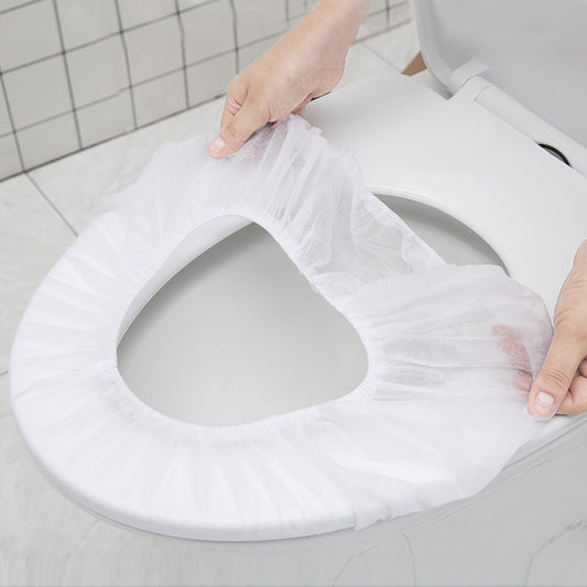 Disposable Thick Toilet Seat Covers, Individually Packaged Non-Woven Fabric