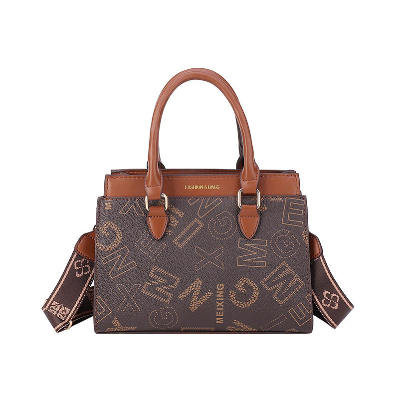 European and American retro printed women's bags