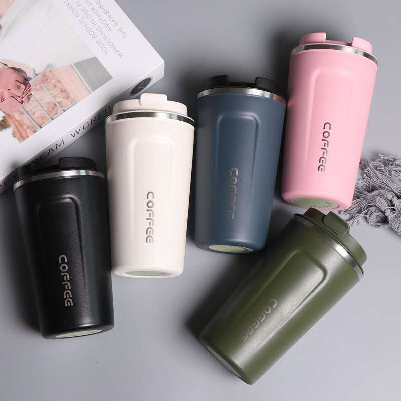 Stainless steel second-generation coffee thermos cup