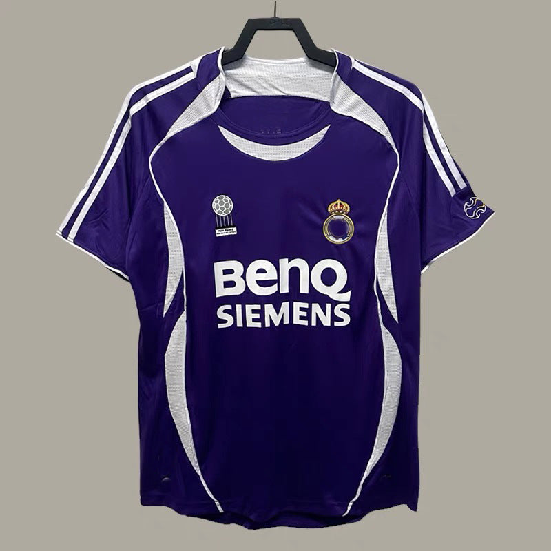 06-07 Real Madrid Retro Home Away Ronaldo Beckham Ra¨²l Guti Jersey