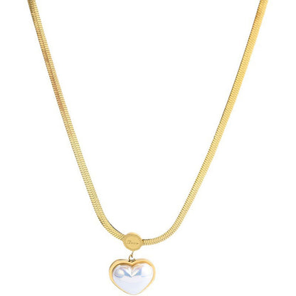 Love necklace simple ins