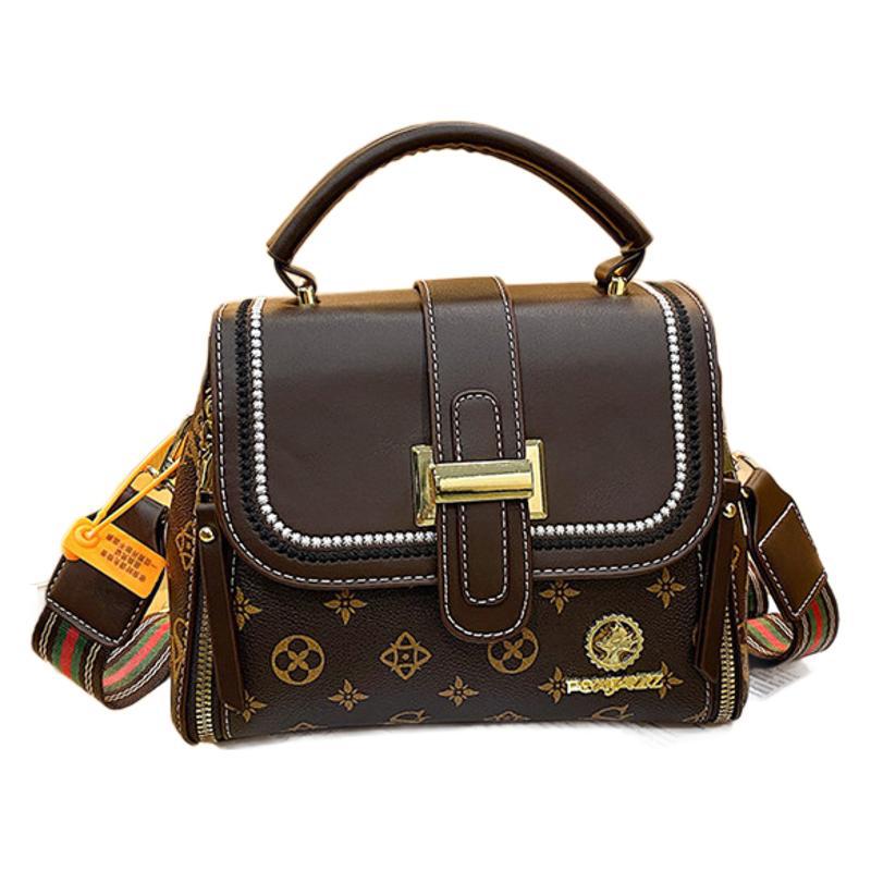 Women's bag retro printed handbag