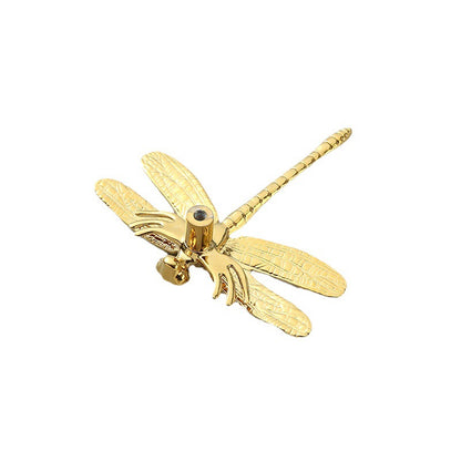 Brass single hole butterfly dragonfly handle