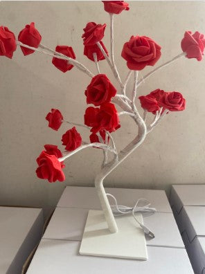 USB switch LED simulation rose tree lamp decoration night light