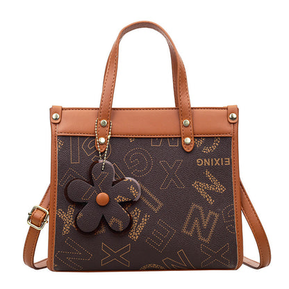 Vintage letter print fashion women's bag