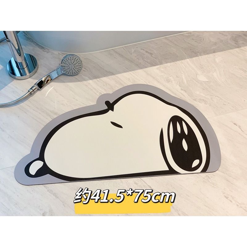 Cartoon Diatomaceous Earth Non-Slip Quick-Dry Floor Mat