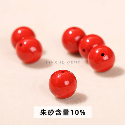 Emperor cinnabar loose beads