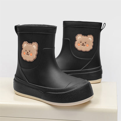 Rain boots transparent bear explosion