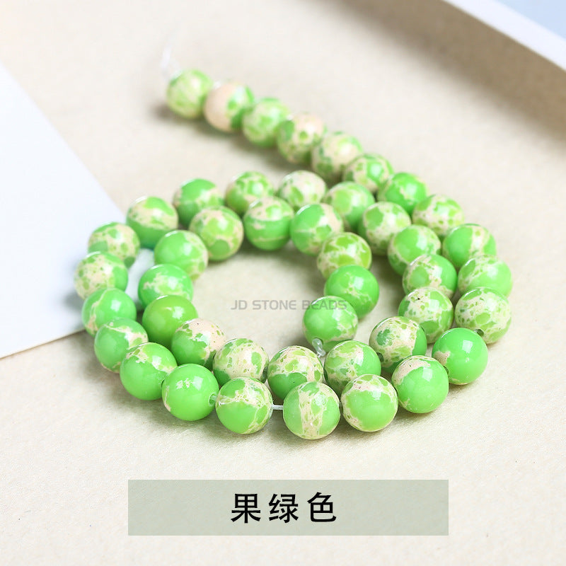 Shoushan stone synthetic snake skin stone loose beads