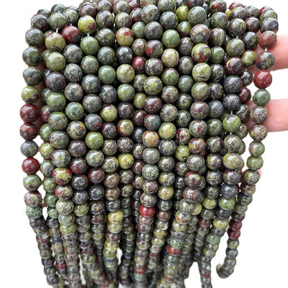 DragonBloodstone Natural DragonBloodstone Round Beads Loose Beads