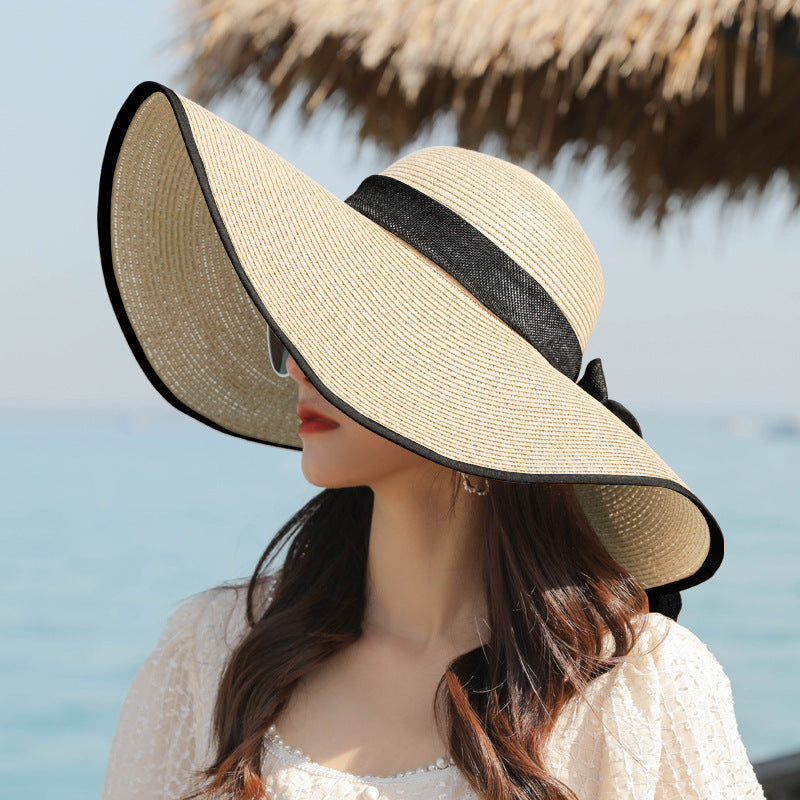 Sombrero de playa popular para el verano Sombrero para el sol con estilo 