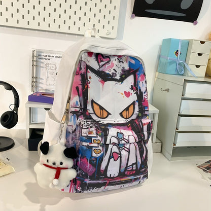 Graffiti comic school bag, backpack