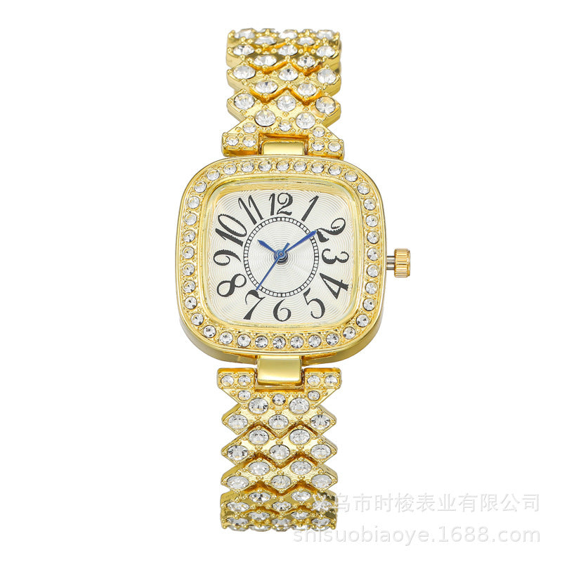 Square Rhinestone Women's Watch