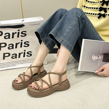 Platform-soled new sandals